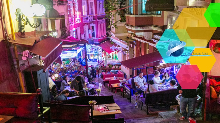 لوکیشن خیابان فرانسوی در استانبول ، زیما سفر